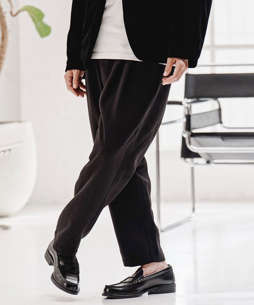 CAMBIO（カンビオ）の「mp15212-Wool Blend Brushed Tapered Pants テーパードパンツ(A70226cmb)（その他パンツ・メンズ・ブラウン/ブラック/チャコール/ベージュ・S/M/L）」の18枚目の写真