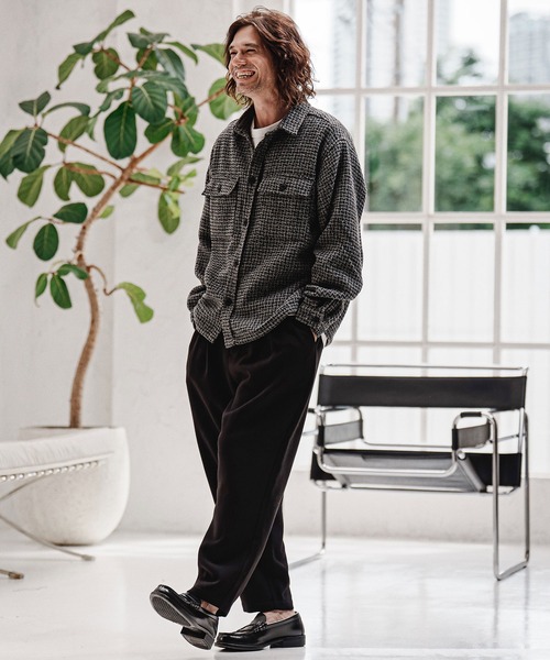 CAMBIO（カンビオ）の「mp15212-Wool Blend Brushed Tapered Pants テーパードパンツ(A70226cmb)（その他パンツ・メンズ・ブラウン/ブラック/チャコール/ベージュ・S/M/L）」の22枚目の写真