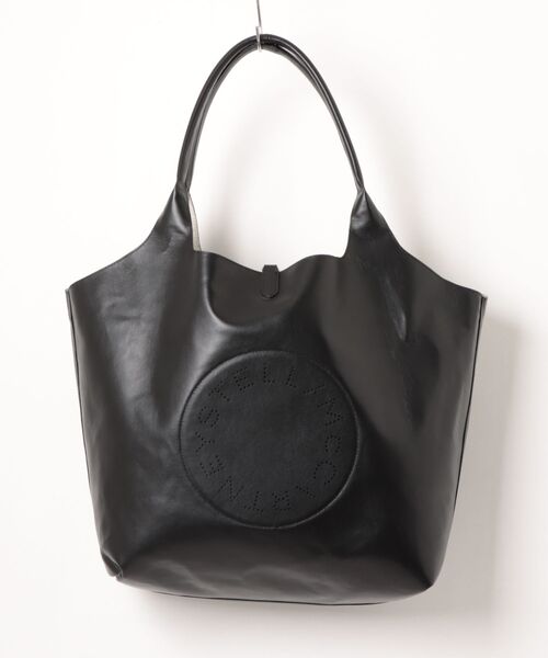 STELLA McCARTNEY(ステラマッカートニー)の「Logo Reversible Tote Bag / ロゴ リバーシブル トートバッグ(トートバッグ・レディース・ブラック・ONE SIZE)」の4枚目の写真