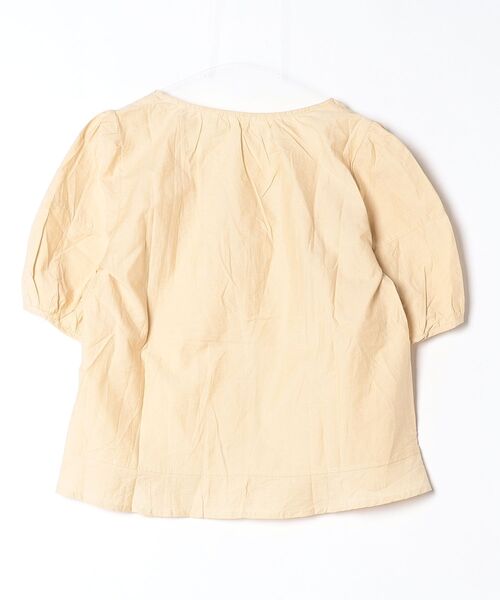 gossip！ロサンゼルス（ゴシップロサンゼルス）の「リボン付きダブルジップパフスリーブブラウス（シャツ/ブラウス・レディース・ライトイエロー/ホワイト・XL/L）」の3枚目の写真