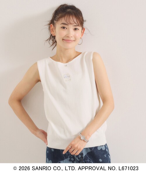 ITS'DEMO(イッツデモ)の「SOMETHING×HELLO KITTY ニット(ニット/セーター・レディース・ブラック/ホワイト系5/オフホワイト・00)」の18枚目の写真