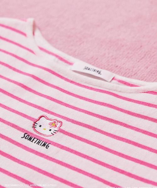 ITS'DEMO(イッツデモ)の「SOMETHING×HELLO KITTY ニット(ニット/セーター・レディース・ブラック/ホワイト系5/オフホワイト・00)」の7枚目の写真