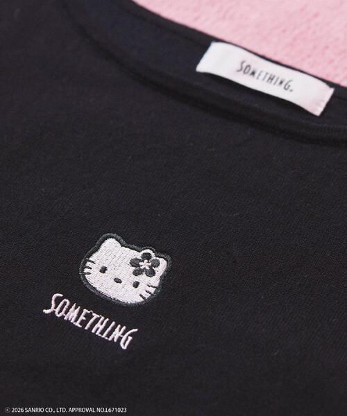 ITS'DEMO(イッツデモ)の「SOMETHING×HELLO KITTY ニット(ニット/セーター・レディース・ブラック/ホワイト系5/オフホワイト・00)」の13枚目の写真