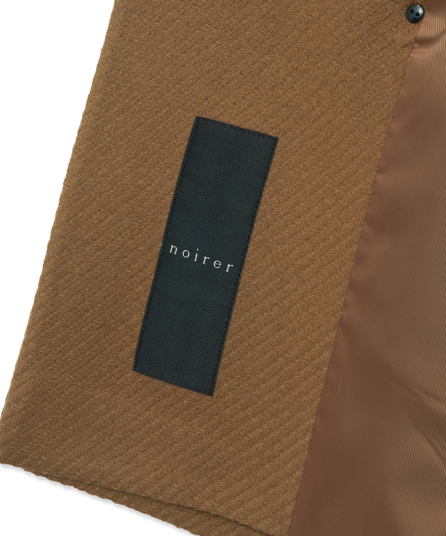 NOIRER(ノイア)の「オーバーサイズツイルダブルブレストジャケット(キャメル)(チェスターコート・メンズ・その他・48/50/52)」の12枚目の写真