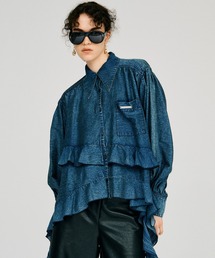 PRANK PROJECT（プランクプロジェクト）の「【2026Autumn Pre-Order】シアーラッフルシャツ   Sheer Ruffle Shirt（シャツ/ブラウス）」
