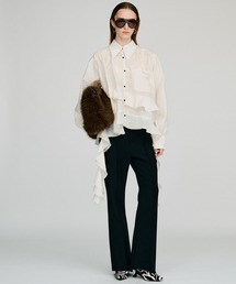 PRANK PROJECT（プランクプロジェクト）の「【2026Autumn Pre-Order】シアーラッフルシャツ   Sheer Ruffle Shirt（シャツ/ブラウス）」