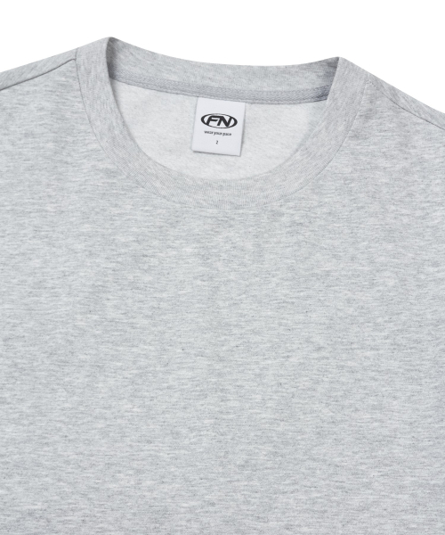 FERNOV(ペルノブ)の「エッセンシャル半袖Tシャツ5色(Tシャツ/カットソー・メンズ・ホワイト/ブラック/グレー/チャコール/ネイビー・1/2/3/4/5)」の17枚目の写真