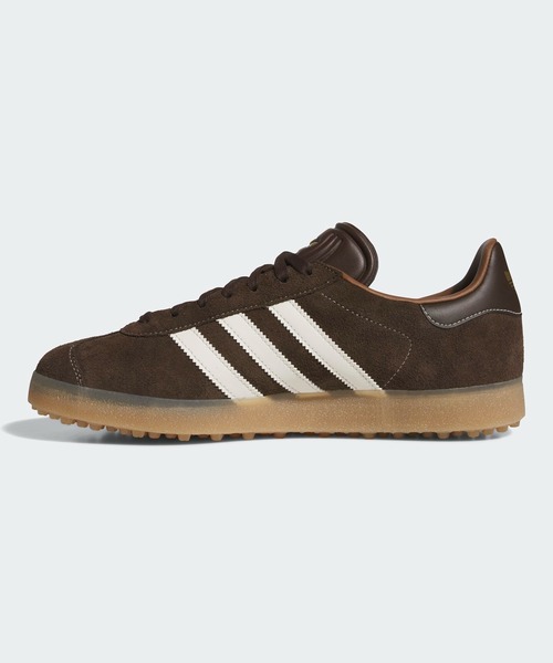 adidas（アディダス）の「オリジナルスゴルフ ガゼル ゴルフ【adidas Golf/アディダスゴルフ】（スニーカー・メンズ・ダークブラウン・22.5cm/23.5cm/24.5cm/25.5cm/26.5cm/27.5cm/28.5cm/23.0cm/24.0cm/25.0cm/26.0cm/27.0cm/28.0cm/29.0cm/22.0cm）」の7枚目の写真