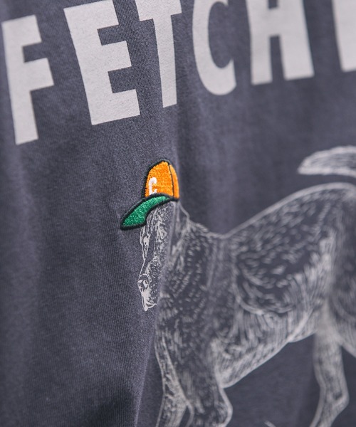 THE CRAFT CREW PRODUCTS（ザクラフトクループロダクツ）の「ドッグ クラシックグラフィック ヘビーウェイト オーバーサイズ 長袖Tシャツ【THE CRAFT CREW PRODUCTS】（Tシャツ/カットソー・メンズ・アッシュグレー/ホワイト系/チャコール/モカ/オフホワイト・S/L/M）」の14枚目の写真