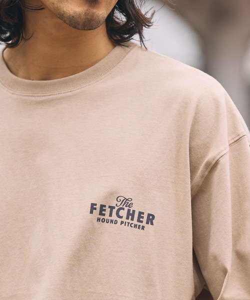 THE CRAFT CREW PRODUCTS（ザクラフトクループロダクツ）の「ドッグ クラシックグラフィック ヘビーウェイト オーバーサイズ 長袖Tシャツ【THE CRAFT CREW PRODUCTS】（Tシャツ/カットソー・メンズ・アッシュグレー/ホワイト系/チャコール/モカ/オフホワイト・S/L/M）」の22枚目の写真