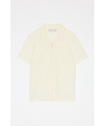 LACY ZIP UP シャツ