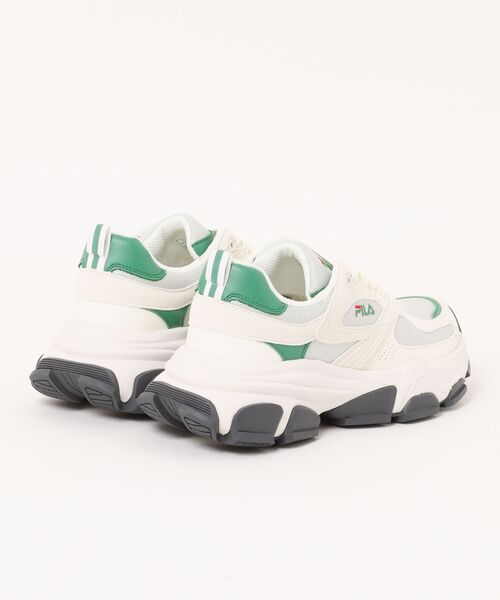 FILA(フィラ)の「【FILA】Potent(スニーカー・メンズ・ホワイト×グリーン・26.5cm/26.0cm/27.0cm/28.0cm/25.5cm)」の2枚目の写真