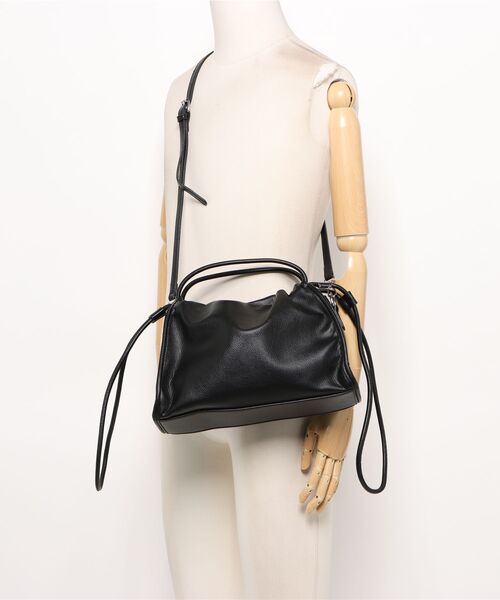 minia(ミニア)の「ギャザー巾着のショルダーバッグ<2way>(ショルダーバッグ・レディース・ブラウン/ブラック・FREE)」の9枚目の写真
