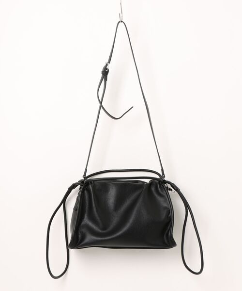minia(ミニア)の「ギャザー巾着のショルダーバッグ<2way>(ショルダーバッグ・レディース・ブラウン/ブラック・FREE)」の10枚目の写真