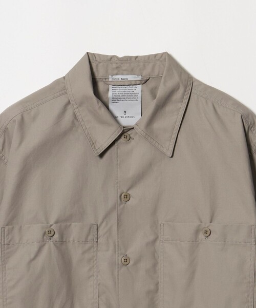 UNITED ARROWS(ユナイテッドアローズ)の「シオタ ダブルポケット オーバーシャツ「 SLOW & 」(シャツ/ブラウス・メンズ・ライトグレー/グレー系・M/S/XL/L)」の12枚目の写真