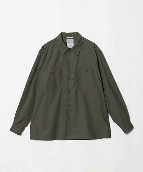 UNITED ARROWS(ユナイテッドアローズ)の「シオタ ダブルポケット オーバーシャツ「 SLOW & 」(シャツ/ブラウス・メンズ・ライトグレー/グレー系・M/S/XL/L)」の16枚目の写真