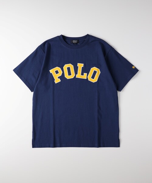 Right-on（ライトオン）の「ツイルワッペンロゴTシャツ（Tシャツ/カットソー・メンズ・ネイビー/グレー/ブラック/ホワイト・06/04/05）」の4枚目の写真