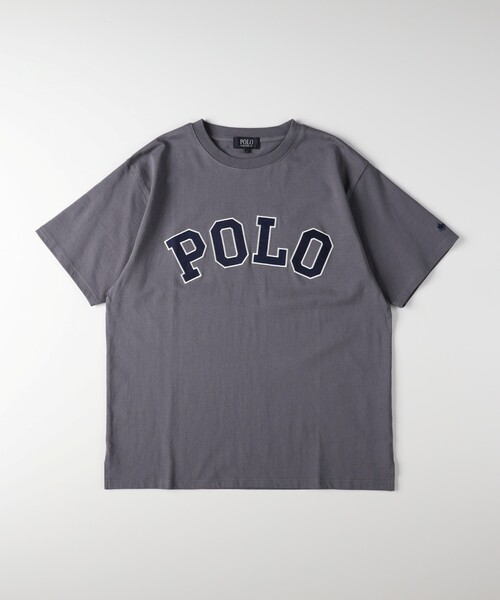 Right-on（ライトオン）の「ツイルワッペンロゴTシャツ（Tシャツ/カットソー・メンズ・ネイビー/グレー/ブラック/ホワイト・06/04/05）」の9枚目の写真