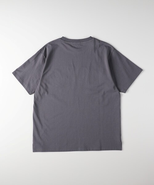 Right-on（ライトオン）の「ツイルワッペンロゴTシャツ（Tシャツ/カットソー・メンズ・ネイビー/グレー/ブラック/ホワイト・06/04/05）」の10枚目の写真