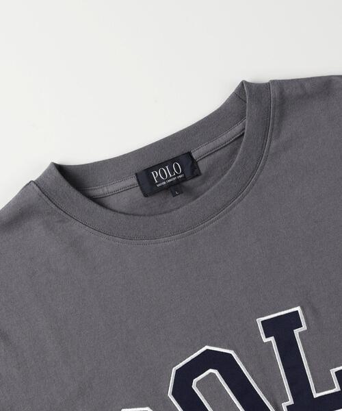 Right-on（ライトオン）の「ツイルワッペンロゴTシャツ（Tシャツ/カットソー・メンズ・ネイビー/グレー/ブラック/ホワイト・06/04/05）」の13枚目の写真