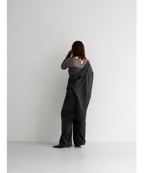 Katrin TOKYO（カトリーントーキョー）の「2way lace tops（Tシャツ/カットソー・レディース・グレー/アイボリー/グレイッシュブルー・FREE/XS）」の14枚目の写真