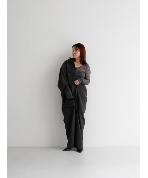 Katrin TOKYO（カトリーントーキョー）の「2way lace tops（Tシャツ/カットソー・レディース・グレー/アイボリー/グレイッシュブルー・FREE/XS）」の15枚目の写真