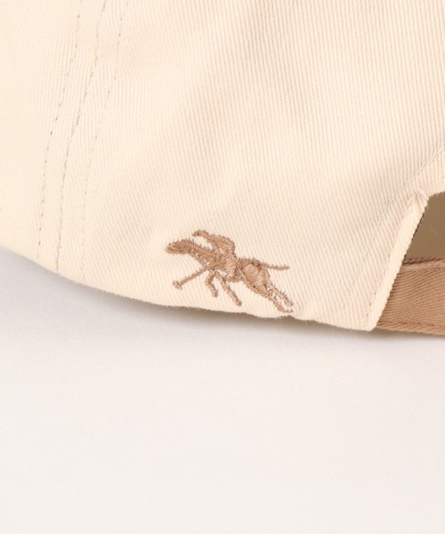 POLOCHAMPS(ポロチャンプス)の「POLOCHAMPSバイカラーキャップ(キャップ・レディース・ブラック/ブルー/ライトベージュ・FREE)」の7枚目の写真
