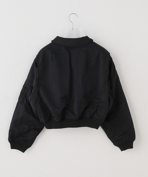 P.A.M.(パム)の「P.A.M. / パム THE WAVE FIELD REVERSIBLE FLIGHT JACKET(その他アウター・レディース・ブラック・SMALL)」の2枚目の写真