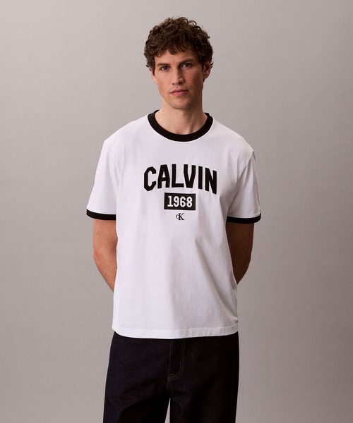 Calvin Klein(カルバン・クライン)の「【ZOZO限定】ユニセックス グラフィックTシャツ(Tシャツ/カットソー・メンズ・ブラック/ホワイト・L/M/S)」の3枚目の写真