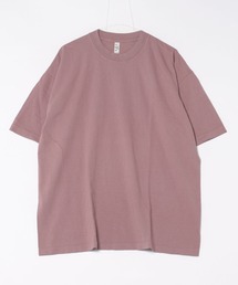 【es】【LOS ANGELES APPAREL】6.5oz Garment Dye CrewNeck T