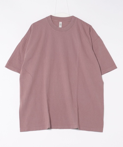 LOS ANGELES APPAREL(ロサンゼルスアパレル)の「【es】【LOS ANGELES APPAREL】6.5oz Garment Dye CrewNeck T(Tシャツ/カットソー・レディース・グリーン/オレンジ/クリアブルー/パープル系/アーミー/ホワイト/ブラック/ライトグレー・MEDIUM/XX-LARGE/SMALL/X-LARGE/LARGE)」の7枚目の写真