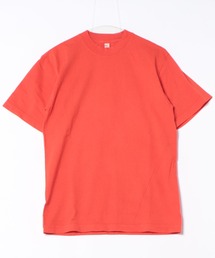 【es】【LOS ANGELES APPAREL】6.5oz Garment Dye CrewNeck T