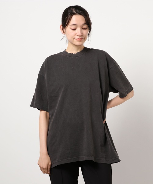 LOS ANGELES APPAREL(ロサンゼルスアパレル)の「【es】【LOS ANGELES APPAREL】6.5oz Garment Dye CrewNeck T(Tシャツ/カットソー・レディース・グリーン/オレンジ/クリアブルー/パープル系/アーミー/ホワイト/ブラック/ライトグレー・MEDIUM/XX-LARGE/SMALL/X-LARGE/LARGE)」の19枚目の写真