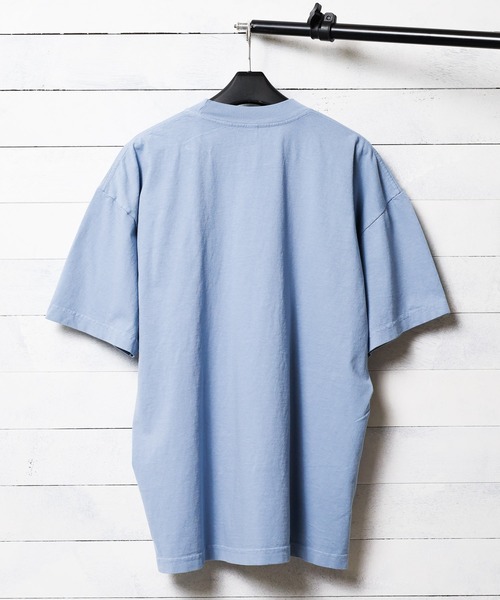 LOS ANGELES APPAREL(ロサンゼルスアパレル)の「【es】【LOS ANGELES APPAREL】6.5oz Garment Dye CrewNeck T(Tシャツ/カットソー・レディース・グリーン/オレンジ/クリアブルー/パープル系/アーミー/ホワイト/ブラック/ライトグレー・MEDIUM/XX-LARGE/SMALL/X-LARGE/LARGE)」の20枚目の写真