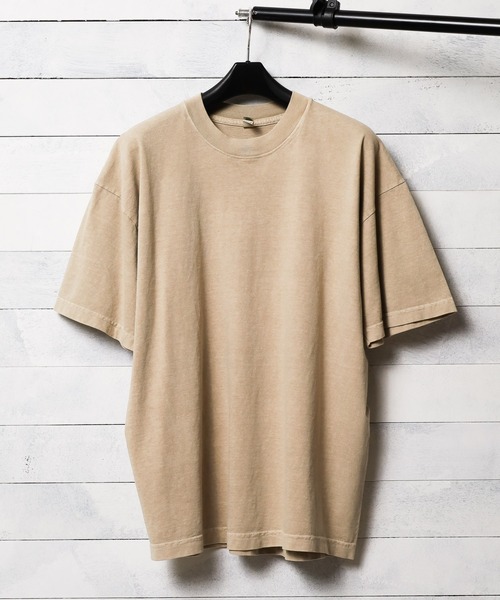 LOS ANGELES APPAREL(ロサンゼルスアパレル)の「【es】【LOS ANGELES APPAREL】6.5oz Garment Dye CrewNeck T(Tシャツ/カットソー・レディース・グリーン/オレンジ/クリアブルー/パープル系/アーミー/ホワイト/ブラック/ライトグレー・MEDIUM/XX-LARGE/SMALL/X-LARGE/LARGE)」の21枚目の写真