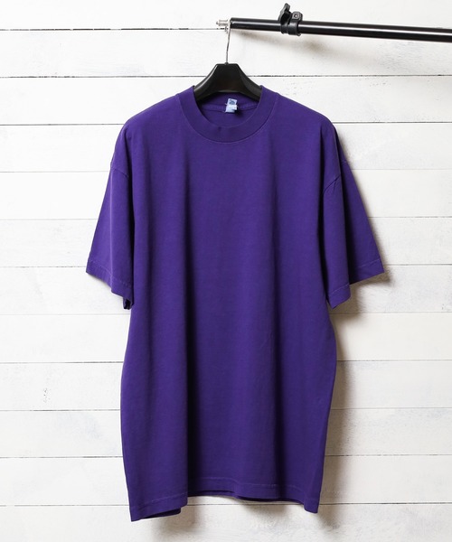 LOS ANGELES APPAREL(ロサンゼルスアパレル)の「【es】【LOS ANGELES APPAREL】6.5oz Garment Dye CrewNeck T(Tシャツ/カットソー・レディース・グリーン/オレンジ/クリアブルー/パープル系/アーミー/ホワイト/ブラック/ライトグレー・MEDIUM/XX-LARGE/SMALL/X-LARGE/LARGE)」の13枚目の写真