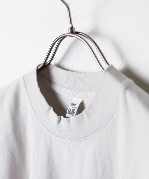 LOS ANGELES APPAREL(ロサンゼルスアパレル)の「【es】【LOS ANGELES APPAREL】6.5oz Garment Dye CrewNeck T(Tシャツ/カットソー・レディース・グリーン/オレンジ/クリアブルー/パープル系/アーミー/ホワイト/ブラック/ライトグレー・MEDIUM/XX-LARGE/SMALL/X-LARGE/LARGE)」の11枚目の写真