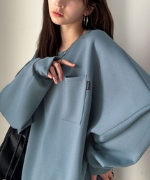 Classical Origin（クラシカルオリジン）の「胸ポケット付きドルマンスリーブダンボールトップス   DOLMAN SLEEVE PULLOVER（Tシャツ/カットソー）」