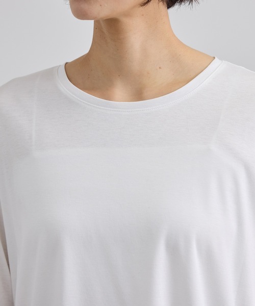SALON adam et rope'（サロン アダム エ ロペ）の「【WEB限定】ヘムレースプルオーバーカットソー（Tシャツ/カットソー・レディース・オフホワイト/ブラック・FREE）」の21枚目の写真