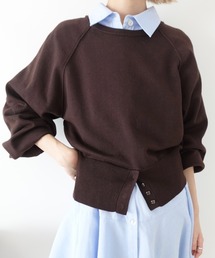 Ameri（アメリ）の「LOW BASIC WAIST STOP KNIT TOP（ニット/セーター）」