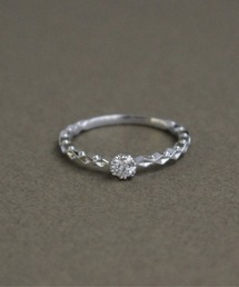 【Pt900】ティアラダイヤモンドリング(0.1ct up)