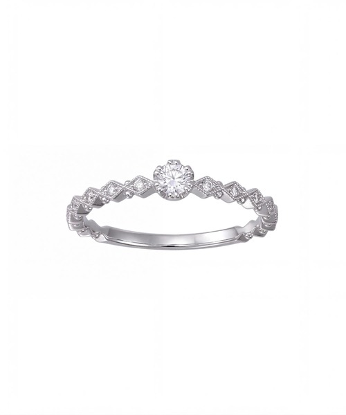 JUPITER(ジュピター)の「【Pt900】ティアラダイヤモンドリング(0.1ct up)(リング・レディース・プラチナム・#10)」の4枚目の写真