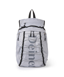 NYLON ESSENTIAL LOGO BACKPACK IN GREY