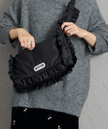 [OUTDOOR PRODUCTS/アウトドアプロダクツ] フリルデザイン ナイロンショルダーバッグ
