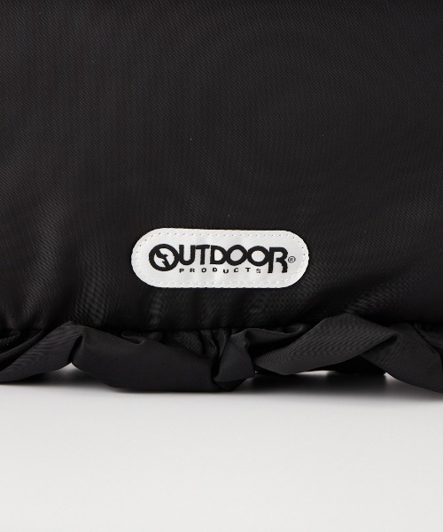 OUTDOOR PRODUCTS（アウトドアプロダクツ）の「[OUTDOOR PRODUCTS/アウトドアプロダクツ] フリルデザイン ナイロンショルダーバッグ（ショルダーバッグ・レディース・ボルドー/ブラック・F）」の6枚目の写真