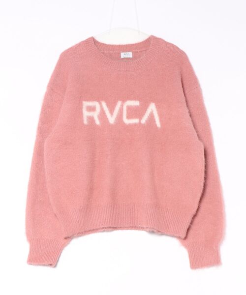 RVCA(ルーカ)の「RVCA ウィメンズ BIG RVCA SHAGY KNIT セーター 【2026年秋冬モデル】(ニット/セーター・レディース・ブラック/グレー/ホワイト系その他・MEDIUM/SMALL)」の3枚目の写真