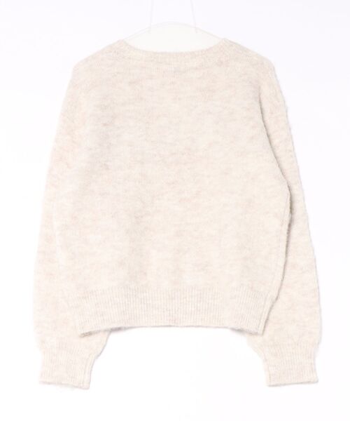 RVCA(ルーカ)の「RVCA ウィメンズ BIG RVCA SHAGY KNIT セーター 【2026年秋冬モデル】(ニット/セーター・レディース・ブラック/グレー/ホワイト系その他・MEDIUM/SMALL)」の4枚目の写真