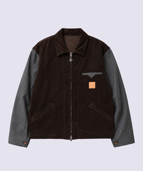 KHOKI(コッキ)の「【KHOKI】Combination jacket(その他アウター・メンズ・ブラック/ブラウン・2/3)」の2枚目の写真
