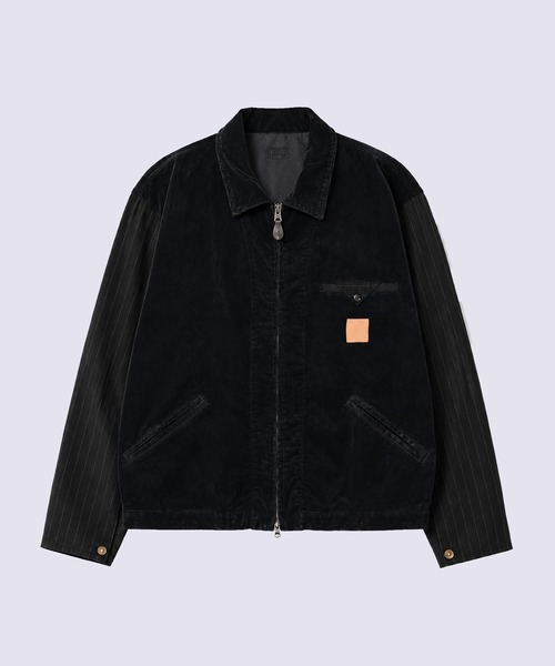 KHOKI(コッキ)の「【KHOKI】Combination jacket(その他アウター・メンズ・ブラック/ブラウン・2/3)」の1枚目の写真