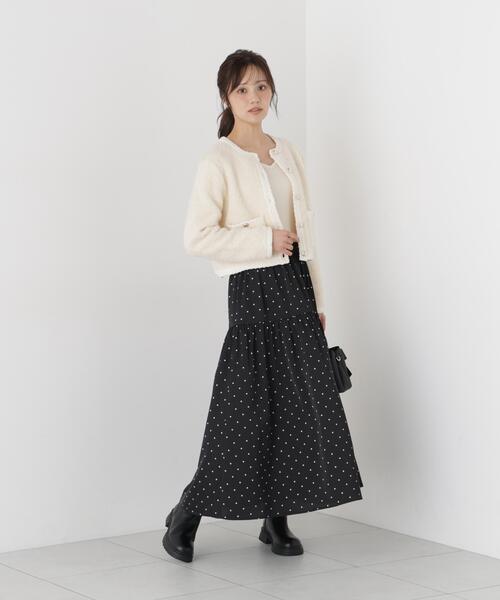 PROPORTION BODY DRESSING(プロポーションボディドレッシング)の「ドットティアードニットドッキングワンピース / 1216240007(ワンピース・レディース・ブラウン/ホワイト系その他・P/S/MEDIUM)」の17枚目の写真